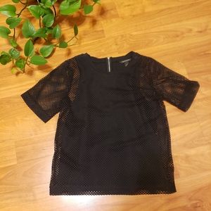 Banana Republic Mesh Perforated Top Size Small